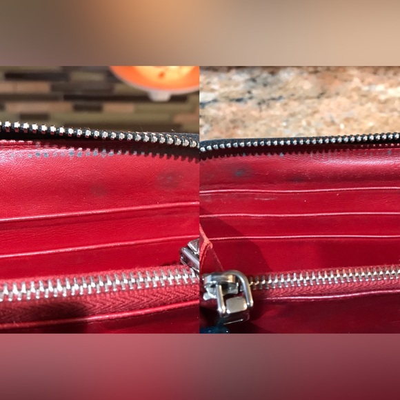 PRADA Vernice Studded Saffiano Leather Zip Around Wallet π€©π₯ - Picture 15 of 17